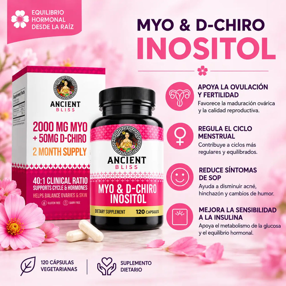 Myo & D-Chiro Inositol (120 cápsulas)