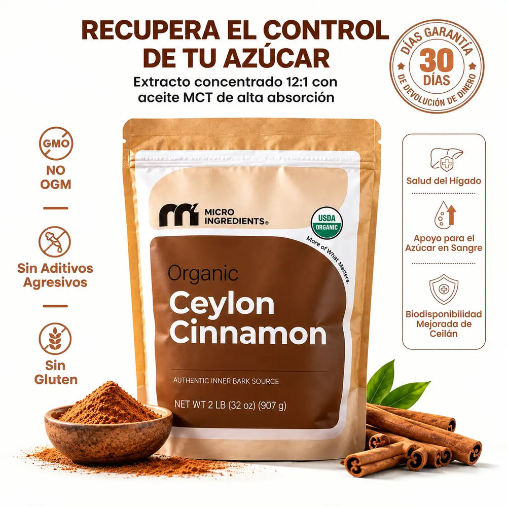 Canela de Ceilán Orgánica en Polvo 250g