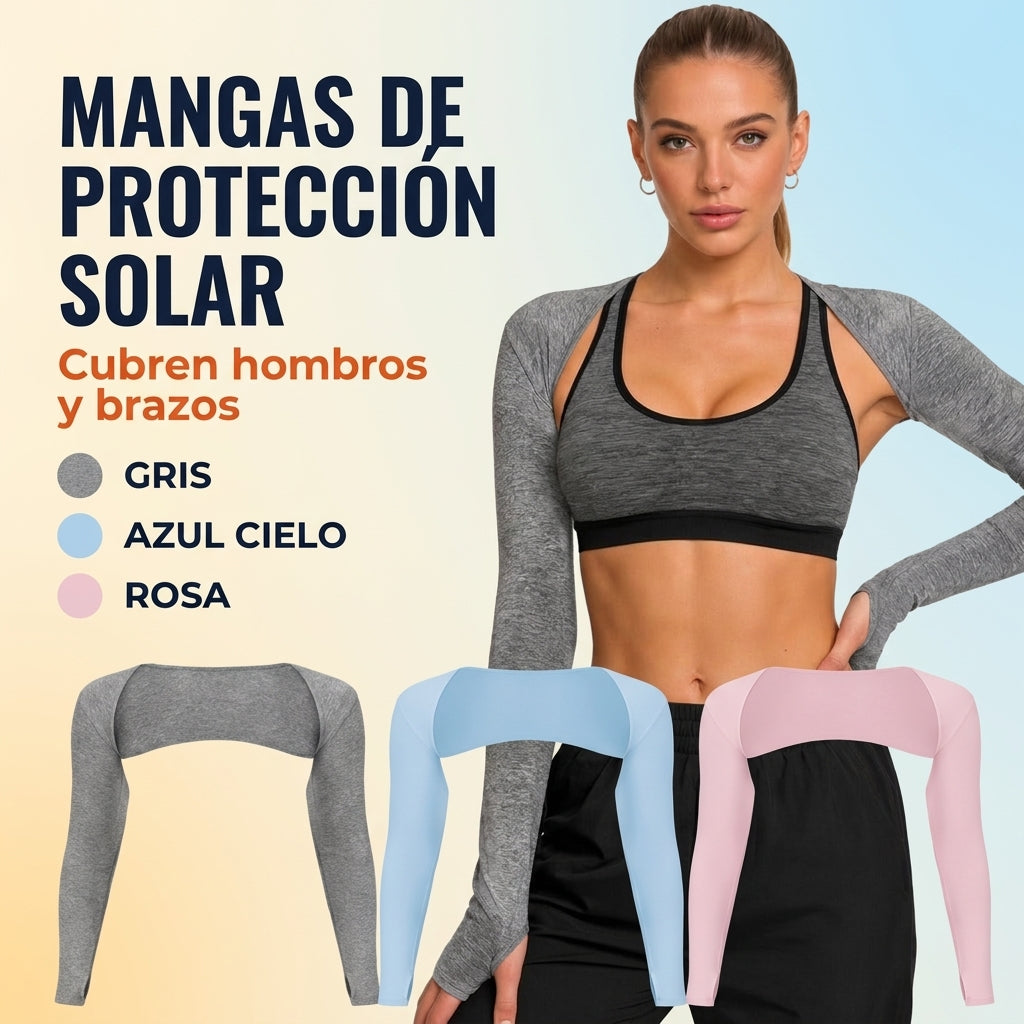 Sunvera mangas de proteccion solar, cubren hombros y brazos