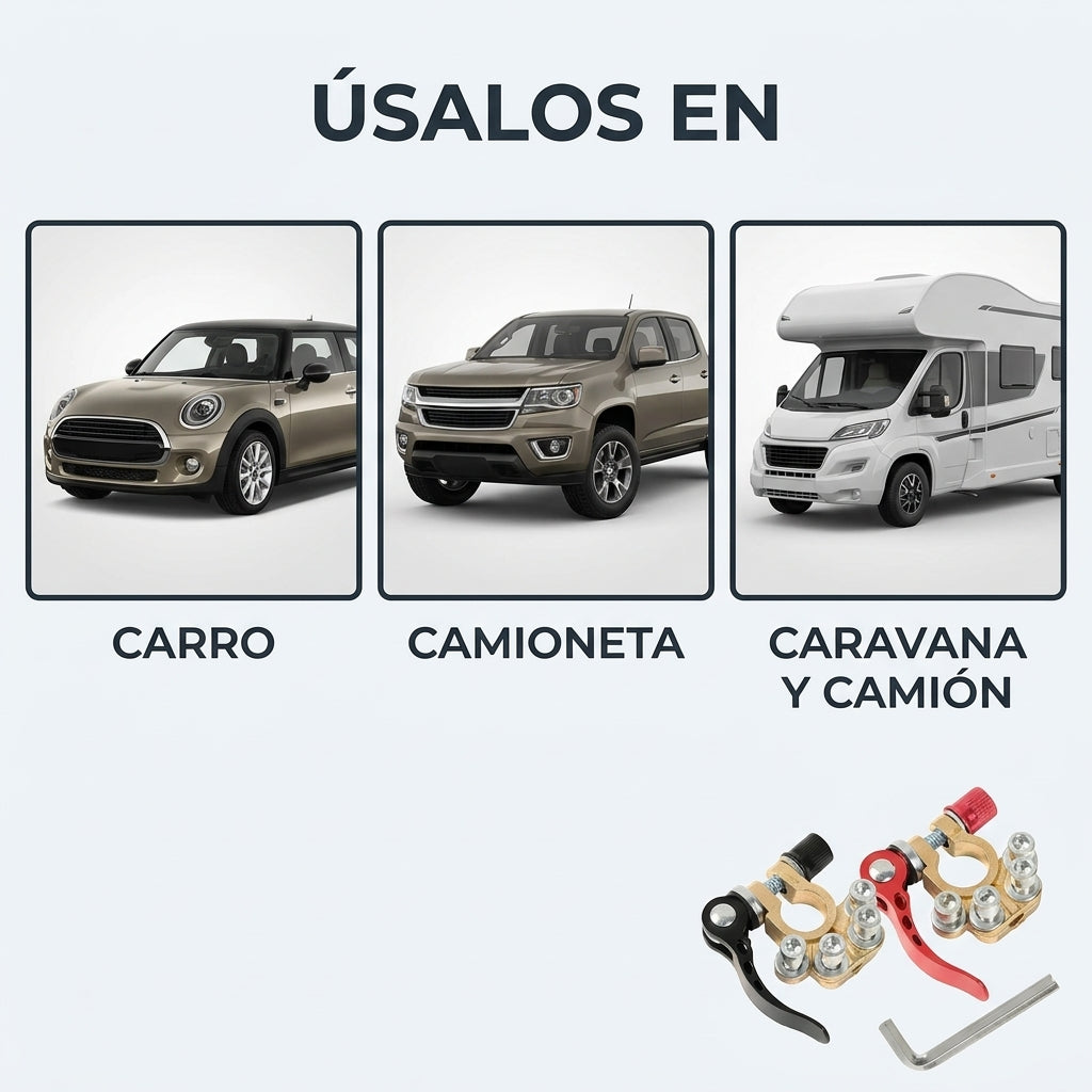 Usalos en carro, camioneta, caravana y camion