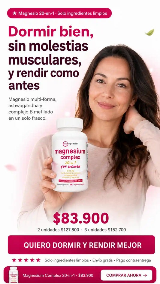 Complejo de Magnesio para Mujer- MICROINGREDIENTS
