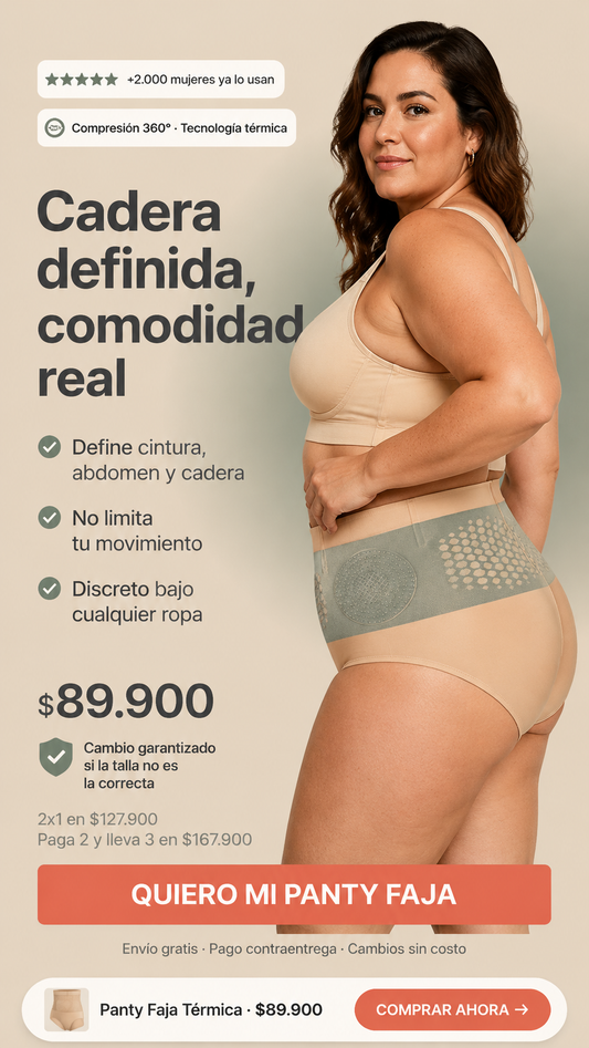 PANTY FAJA REDUCTORA Y MOLDEADORA