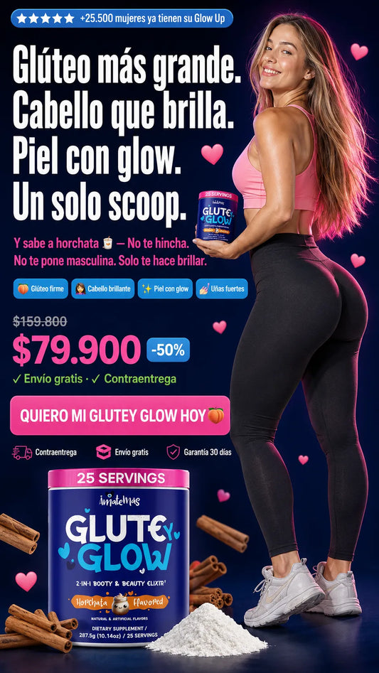 GLUTEY GLOW CREATINA MONOHIDRATADA