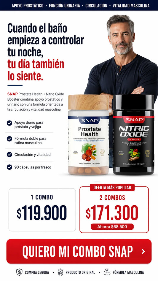 COMBO OXIDO NITRICO + PROSTATE HEALTH