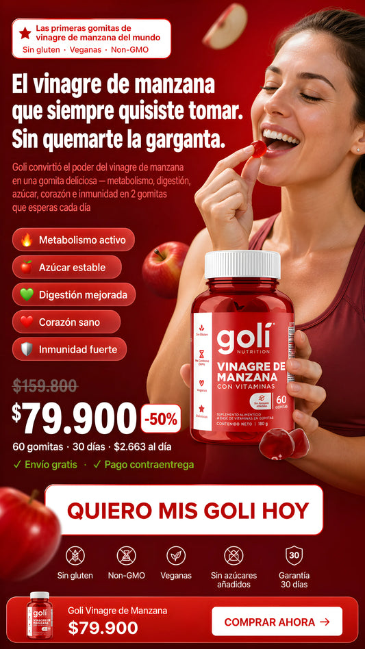 GOMAS GOLI NUTRITION VINAGRE DE MANZANA