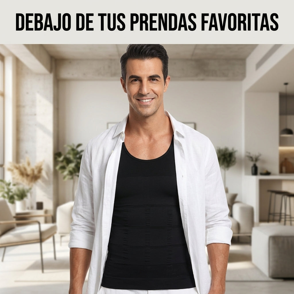 Camisilla de compresion debajo de tus prendas favoritas