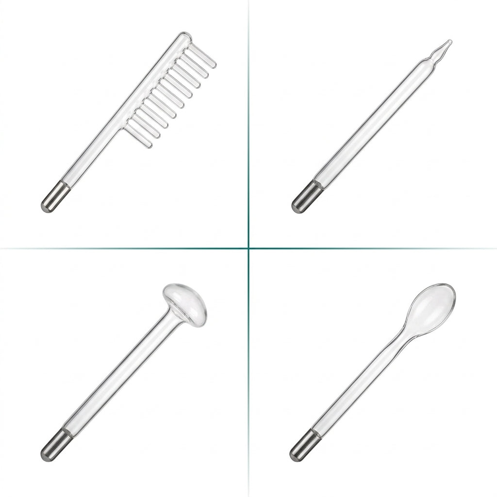 Accesorios: peine, punta, hongo y cuchara