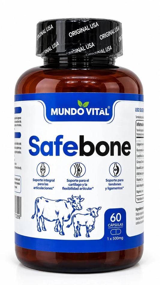 Safebone Mundo Vital, frasco de 60 capsulas